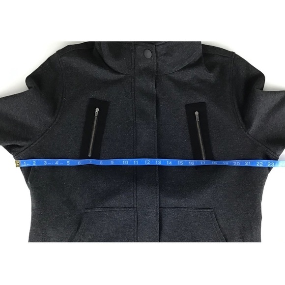 Cabi Love Carol Collection Gray & Black Ponte Jacket | Large - Picture 9 of 14